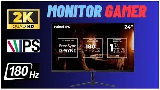 Unboxing Monitor Gamer [ Mancer Valak Z3H ] 180hz 2k QUAD HD. Tela IPS 1ms, monitor custo benef&iacute;cio?