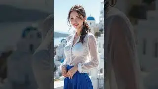 Santorini Date Night Lookbook Romantic Island Outfits for Your Trip!サントリーニの夢: 島のファッション 산토리니의 꿈 Photo