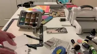 New 2020 Tim Holtz Distress Embossing Glaze, Spring Shadows Stamp Set, Distress Ink, and Oxides