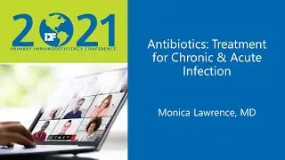 Antibiotics: Treatment for Chronic and Acute Infection