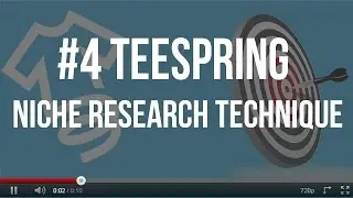 Teespring Niche Research Technique