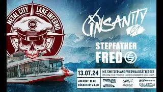 LAKE INFERNO 2024 - STEPFATHER FRED - live - Tripped my Deamon - Party Hard auf dem Schiff