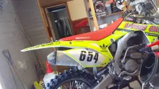 Honda crf250r 2014 HGS exhaust system single