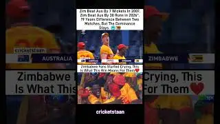 Zimbabwe fans emotional on defeating Australia in t20 worldcup 2026