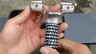 The all-titanium alloy slingshot is powerful#shorts #slingshot #shooting #hunting #foryou