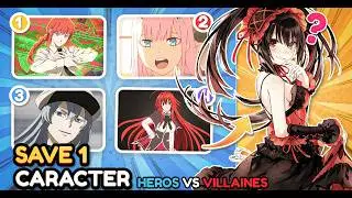 Choose ONE Anime Girl: HERO vs VILLAIN 🔥 | 40 Epic Anime Battles!