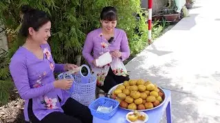 Đào Khoai Mì làm mâm Bánh Bao Khoai Mì Chiên Bán Vừa Lạ Vừa Ngon Ai Cũng Mua | HQ #1190