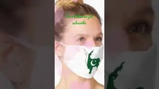 Wonderful 14 August Pakistani flag mask design