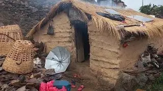 Best Life in A Himalayan Shepherd’s During the Rainy Day | Most Relaxing | Village Documentary Video