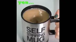 Self Stirring Mug: ☕✨, If you want to buy this product the link is in the first comment!.