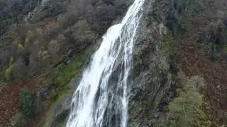 Powerscourt and Glenmacnass waterfalls after heavy rain