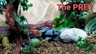THE PREY - Velociraptors vs Elaphrosaurus (STOP MOTION test) JURASSIC WORLD film