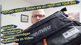 PSYCHO-BOOST: f&uuml;hlen wie ein PROFI mit der Winmau TOUR BAG Pro Line - Test und Review
