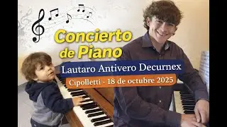 F. Chopin – Nocturno n.º 2, Op. 9 | Concierto de Lautaro Antivero Decurnex