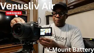 Using the Venusliv Air with a V-Mount Battery #hollyland #venusliv