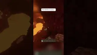 The nether is horrifying... #nether #minecraft #minecrafmemes