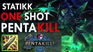 ONE Hit Statikk pentakill | One shot pentakill League of Legends 2018