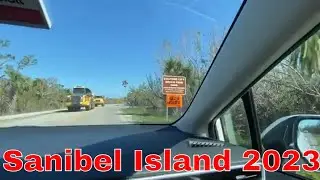 Sanibel Drive Around 2023 - Driving From  Island Inn To Jerry's Foods