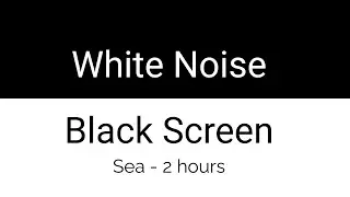 Heavy OCEAN WAVES |  #1 Sea Noise Black Screen Series | Black Screen ADHD Relief 🌊
