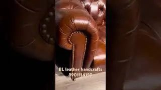 100% pure leather chesterfield vintage leather sofa 🛋️ luxury sofa