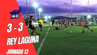 Fuerte lesion y muchos goles, JORNADA 13 (3 - 3) - VS REY LAGUNA