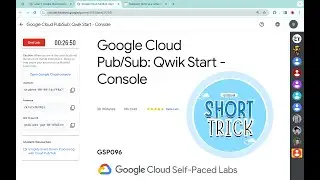 [2024] Google Cloud Pub/Sub: Qwik Start - Console || #qwiklabs || #GSP096 ||  [With Explanation🗣️]