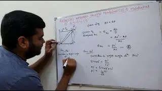 Lec-10:Relation between Young's Modulus(E) & Modulus of Rigidity(G) |Strength of Materials| MOM |VTU