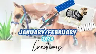 January/ February 2024 Model Horse Tack Creations!! #schleich #modelhorses #breyer