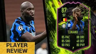 87 RULEBREAKERS ROMELU LUKAKU PLAYER REVIEW | IS HE FINALLY USEABLE IN FIFA 21?? | DIVISION 1 RIVALS