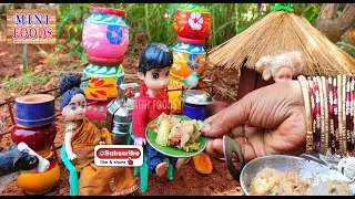 Miniature Rava Upma | Upma Recipe | Mini Cooking | Tiny Cooking | ACH Mini Foods in Telugu