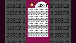 Logically find the odd 20231 #fypシ゚viral #fypviral #fyp #iqtest #shorts #eymath