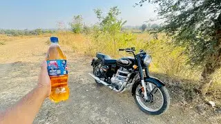 New Bullet 350 Battalion Black Mileage Test | Kitna deti hai ?