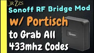 433mhz Sonoff RF Bridge using Tasmota and Portisch to scan Raw RF Codes for Zemismart Roller Shades