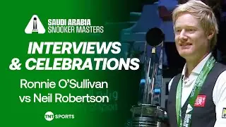 PLAYER REACTION & TROPHY CELEBRATIONS! 🏆 | 2025 Saudi Arabia Masters Snooker Final
