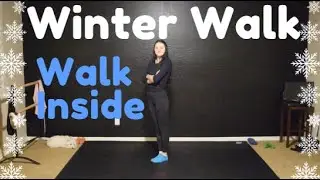 IT'S TOO COLD TO WALK OUTSIDE. INDOOR WALK. LOW IMPACT WALKING WORKOUT.