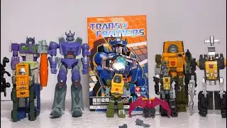 Обзор фигурок Transformers Generation One: Auldey Brawn, Bombshell и Ratbat. Фигурки Alpha Action...