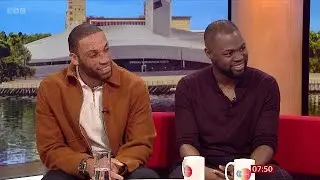 Shaq Taylor, Sam Oladeinde (Hamilton Musical Cast Members) On BBC Breakfast [23.02.2024]