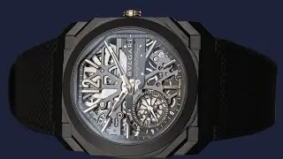 Bulgari Octo Finissimo Skeleton 8 Days &ndash; чёрный титан DLC и розовое золото | Обзор роскошных часов