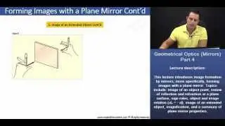 BMAT: Image Formation of an Object in a Plane Mirror