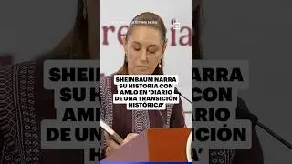 Sheinbaum presenta su LIBRO sobre su HISTORIA con #AMLO