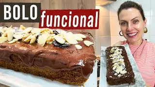 BOLO FUNCIONAL DE CENOURA - EXPERIMENTE ESSA MARAVILHA