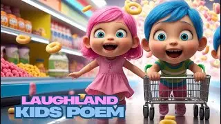 Grocery Store Song & The Humpty Dumpty Adventure | Learn Colors & Food for Kids | Funny 3D Cartoon