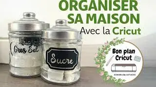 Organisation & étiquettes vinyle - débutant Cricut