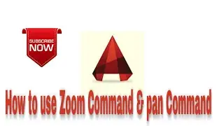 How to use zoom Command & pan Commands | Auto CAD | CREATIVE LEARN | B Chakradhar Achary |