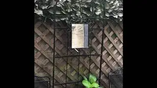 Milk crate planters- Gothic and Glam Garden Decor for the cash poor