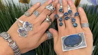 Серебряные кольца серьги браслеты от ФИТ🪭 Бескаменка и самоцветы