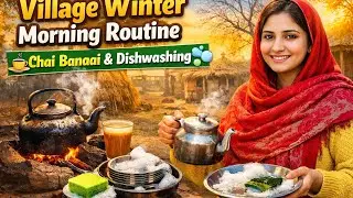 Village Winter Morning Routine | Chai Banaai & Dishwashing&rdquo;