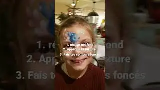5 &eacute;tapes pour un design rapide en maquillage enfant!