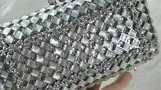 Silver Luxury Designer Clutch Bag Crystal Handbag - CrystalClutch.com
