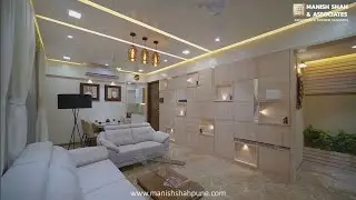 3 BHK Apartment Beautiful Interior Design | Law College Road, Pune | Manish Shah & Associates